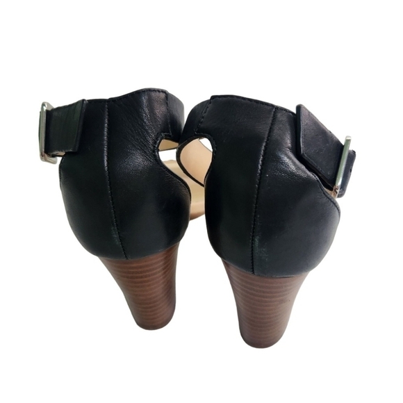 Dune London Flip Studded Leather Ankle Strap Block Heel Sandals Size 36(6M) - Picture 4 of 8